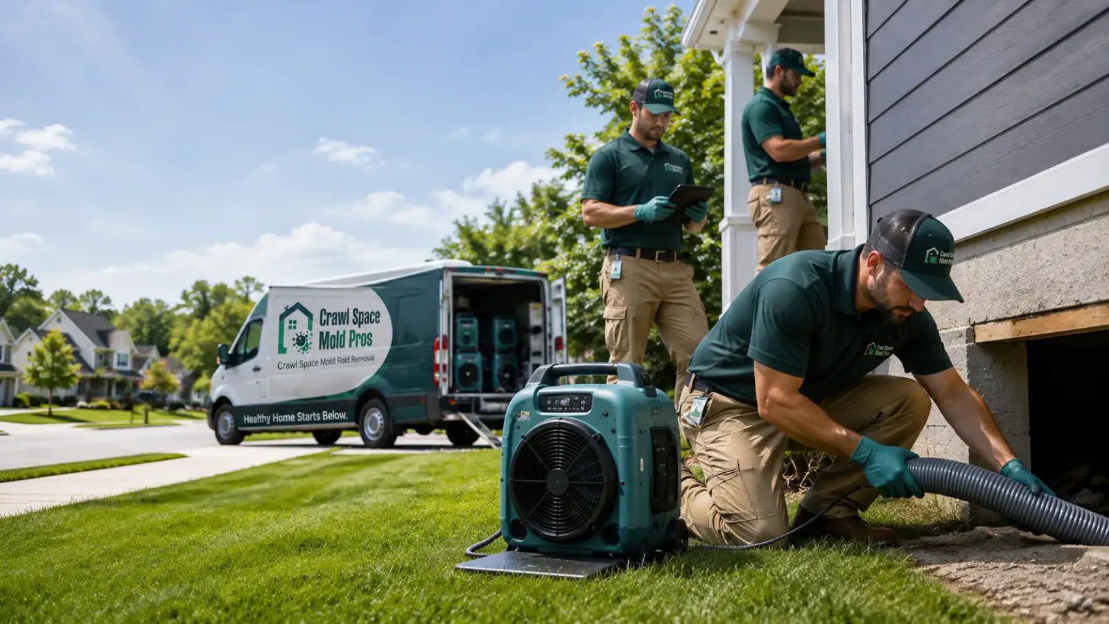 Crawl Space Mold Removal in Highland, MD